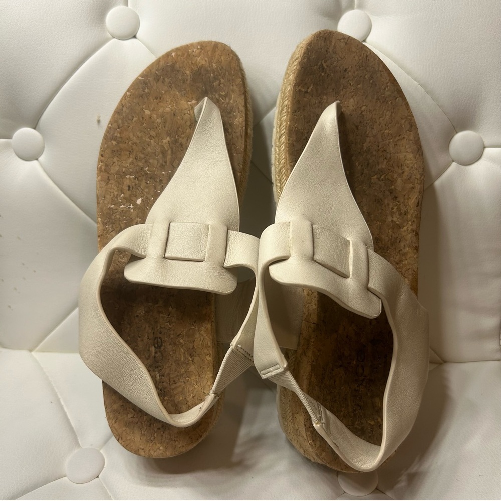 Vince T Strap leather espadrille sandals